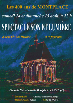 Affiche Spectacle Son & Lumière - Quadricentenaire